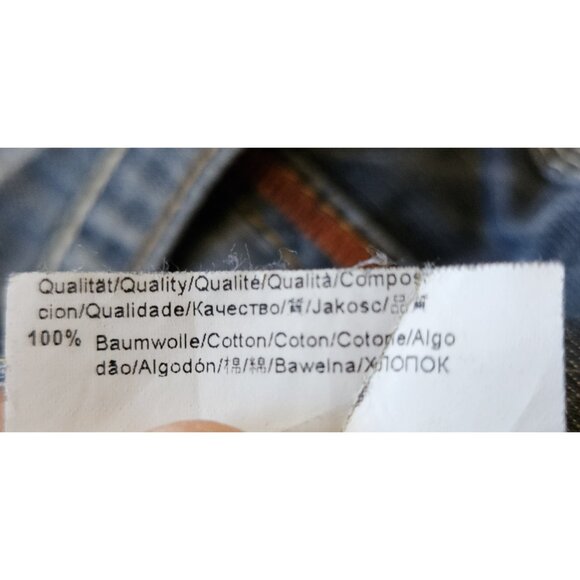 Hugo Boss Regular Fit Jeans Mens Sz 33 X 32 Distressed Wash 100% Cotton - Picture 11 of 15